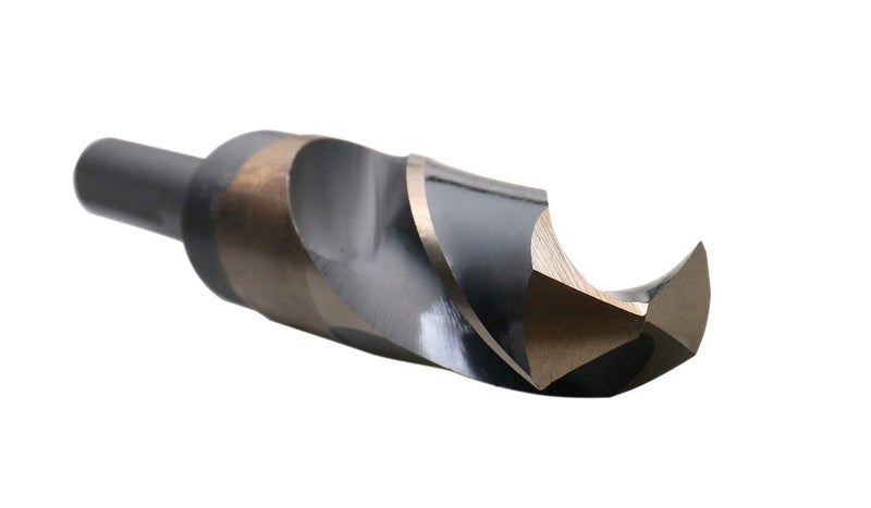 Accusize Industrial Tools 1'' ANSI M35(H.S.S. + 5% Cobalt) S and D Drill, 1/2'' Shank, 135 Degree Split Point, 0412-0001 - Image 4